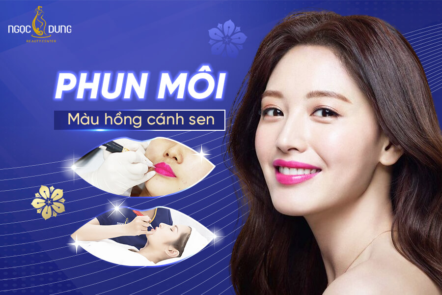 Phun môi màu hồng cánh sen - Nét quý phái mang dấu ấn riêng