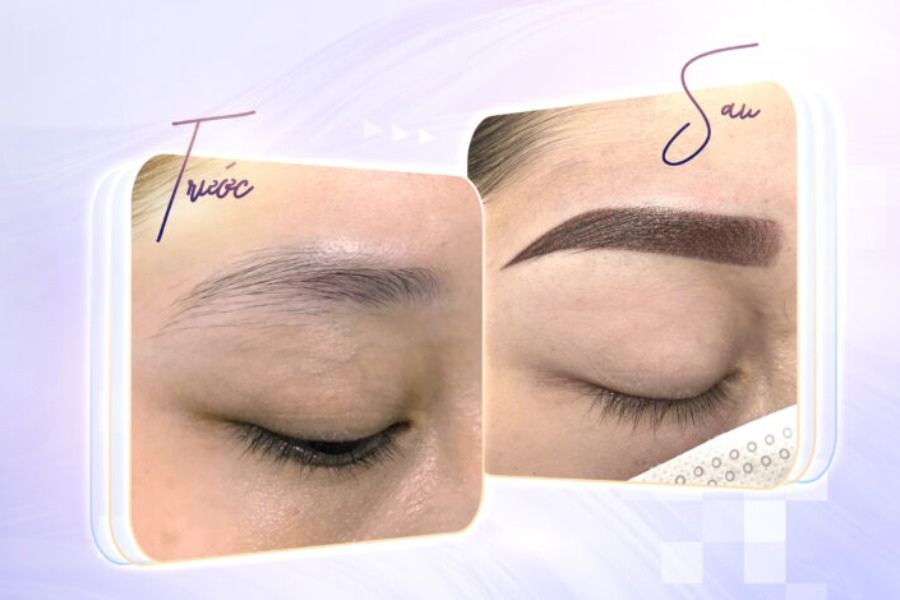 Phun mày tán bột Hàn Quốc mang đến dáng mày mềm mại và tự nhiên Phun mày tán bột Hàn Quốc mang đến dáng mày mềm mại và tự nhiên