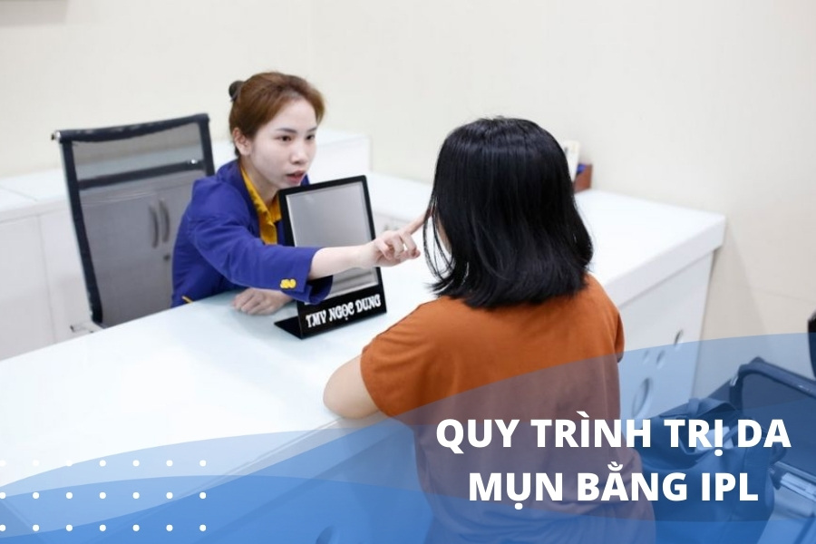 Mỗi cơ sở thẩm mỹ sẽ có quy trình điều trị mụn bằng công nghệ IPL khác nhau