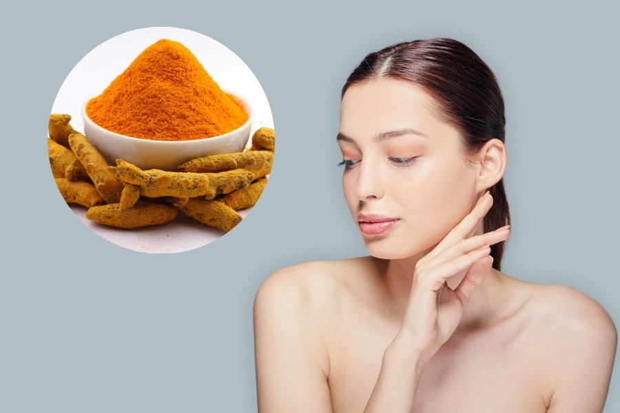 Tinh bột nghệ giúp sáng da, trị rạn, giảm thâm sạm