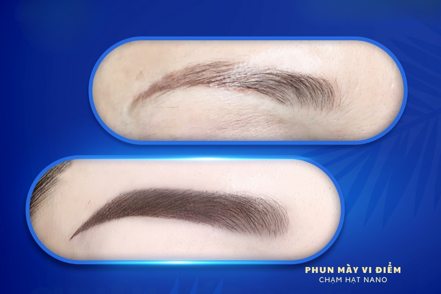 Địa chỉ phun xăm/điêu khắc chân mày đẹp cho người trung tuổi khí chất ngút ngàn