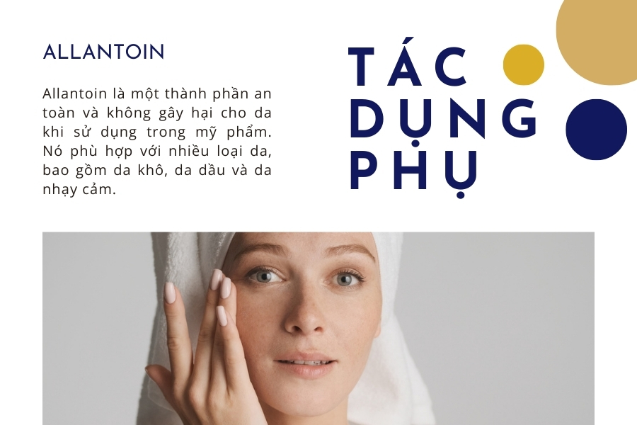 Tác dụng phụ khi sử dụng sản phẩm chứa Allantoin là gì?