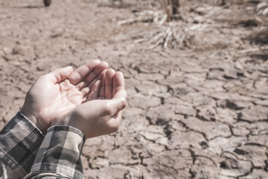 Da đầu ngón tay bị bong tróc do ảnh hưởng bởi thời tiết