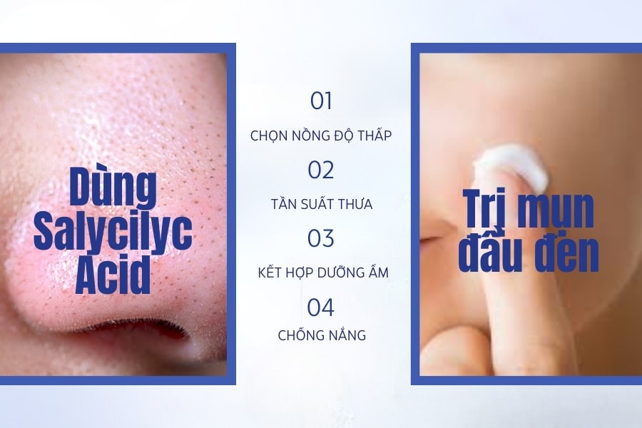 Hướng dẫn cách trị mụn đầu đen ở mũi bằng các sản phẩm đặc trị