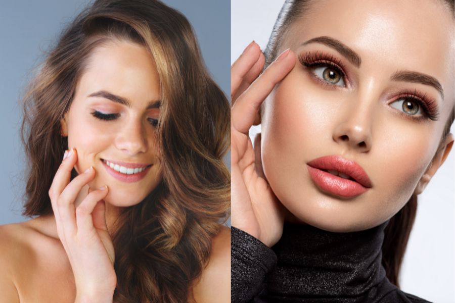 Lông mày nâu đen thường phù hợp với phụ nữ trên 30 tuổi 