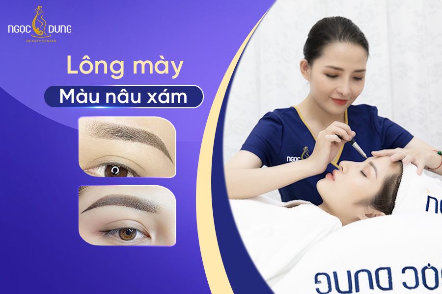 Lông mày màu nâu xám cho khuôn mặt chuẩn thần thái, “cực” sang chảnh