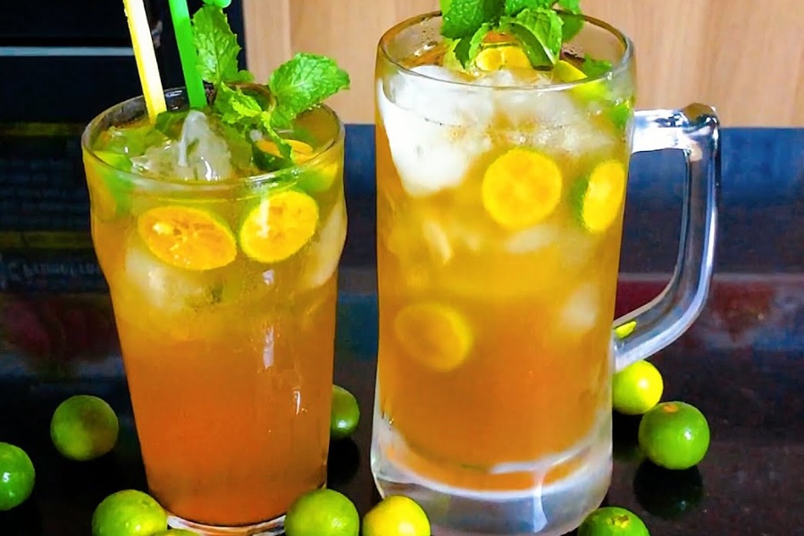 một ly trà tắc bao nhiêu calo