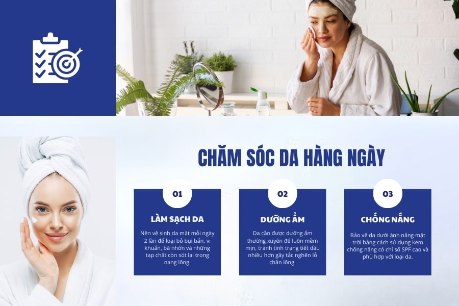 Làm sao để hết mụn ẩn trên trán? Làm sao để hết mụn ẩn trên trán?