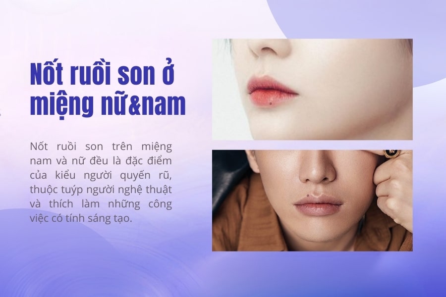 Ý nghĩa nốt ruồi ở miệng theo nhân tướng học Việt Nam 8 Nốt ruồi quanh miệng và ý nghĩa của chúng