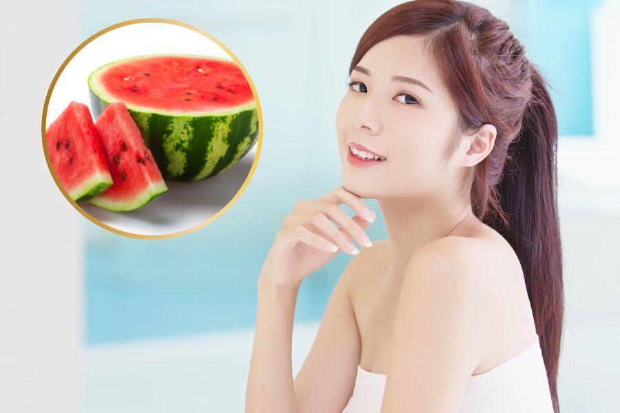 Dưa hấu giúp tẩy tế bào chết và làm sạch da Axit alpha hydroxy trong dưa hấu giúp tẩy tế bào chết và làm sạch da