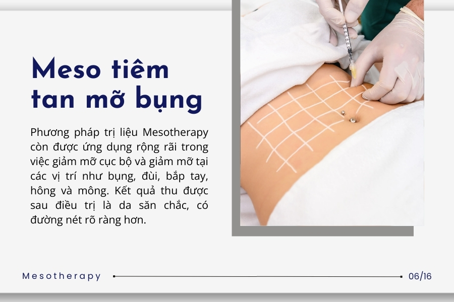Lợi ích của công nghệ Mesotherapy là gì? - Tan mỡ, giảm béo cùng Meso Lợi ích của công nghệ Mesotherapy là gì? - Tan mỡ, giảm béo cùng Meso
