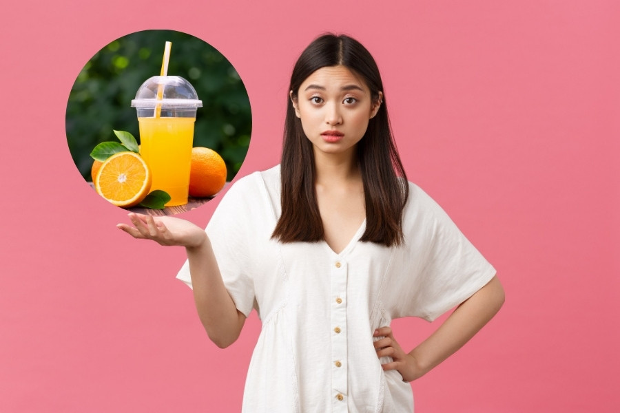 uống nước cam đúng cách và đúng liều lượng mỗi ngày giúp làm đẹp da hiệu quả