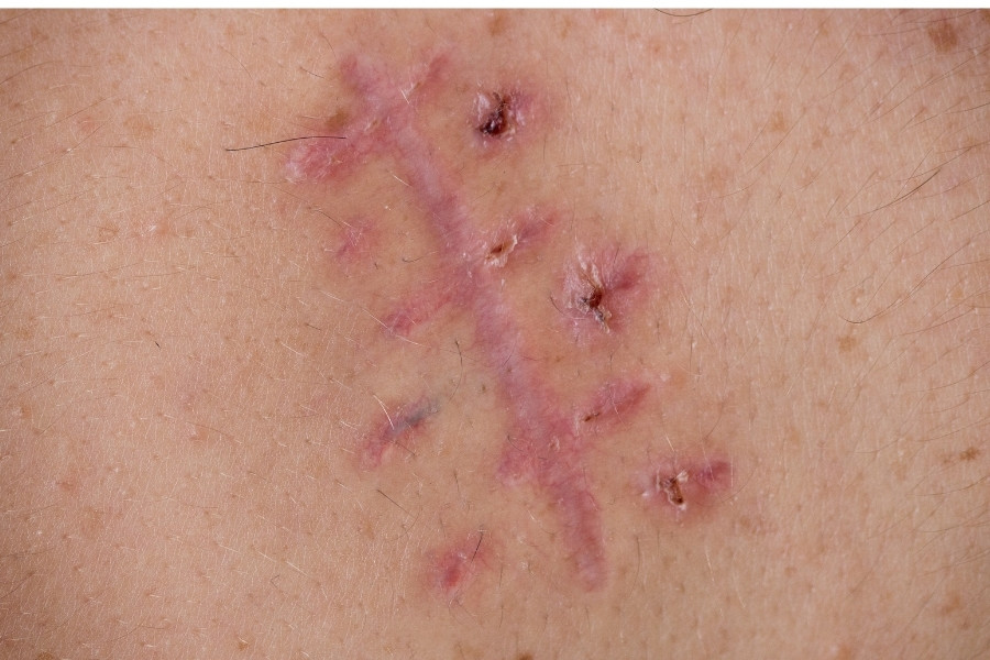 Do ảnh hưởng hội chứng tăng sắc tố sau viêm