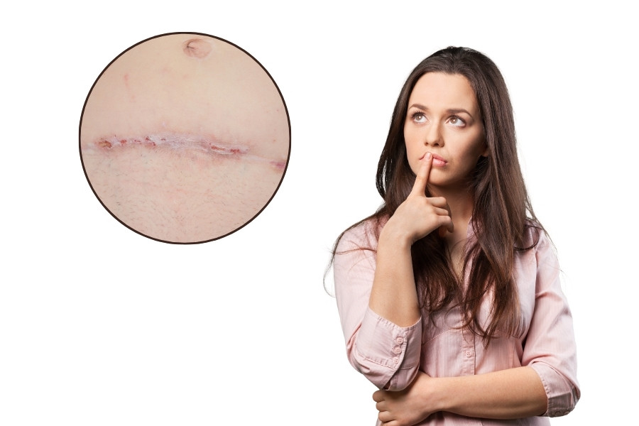 Vết thương lên da non bị thâm có tự trắng lại được không?