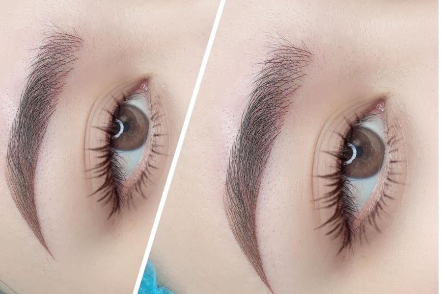 Lông mày màu nâu đen mang đến vẻ ngoài cuốn hút, chuẩn thần thái riêng