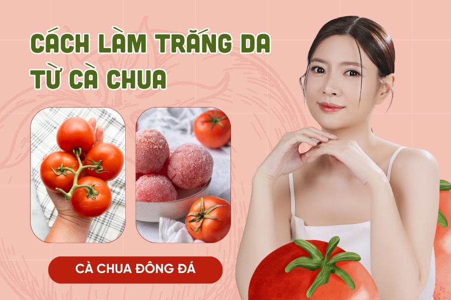 dưỡng trắng da bằng cà chua