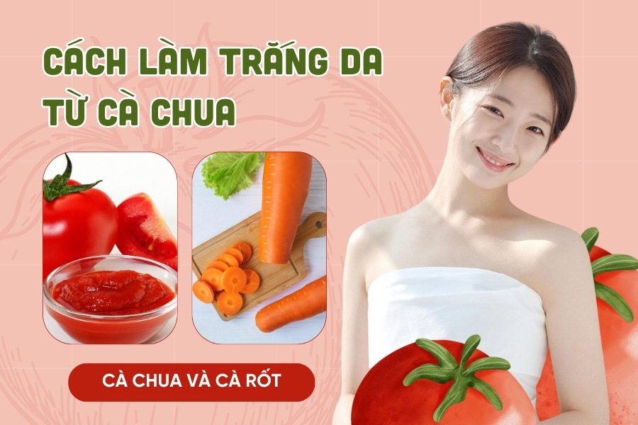 mặt nạ trắng da cà chua