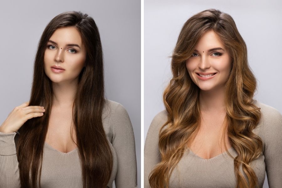 Thay đổi kiểu tóc để hạn chế những ảnh hưởng không tốt từ vị trí nốt ruồi ở sơn căn Thay đổi kiểu tóc để hạn chế những ảnh hưởng không tốt từ vị trí nốt ruồi ở sơn căn