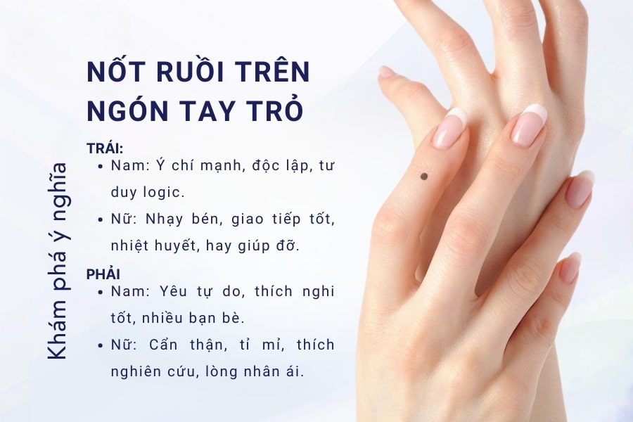 Nốt ruồi ngón tay trỏ - Cần tìm hiểu kỹ trước khi kết hôn