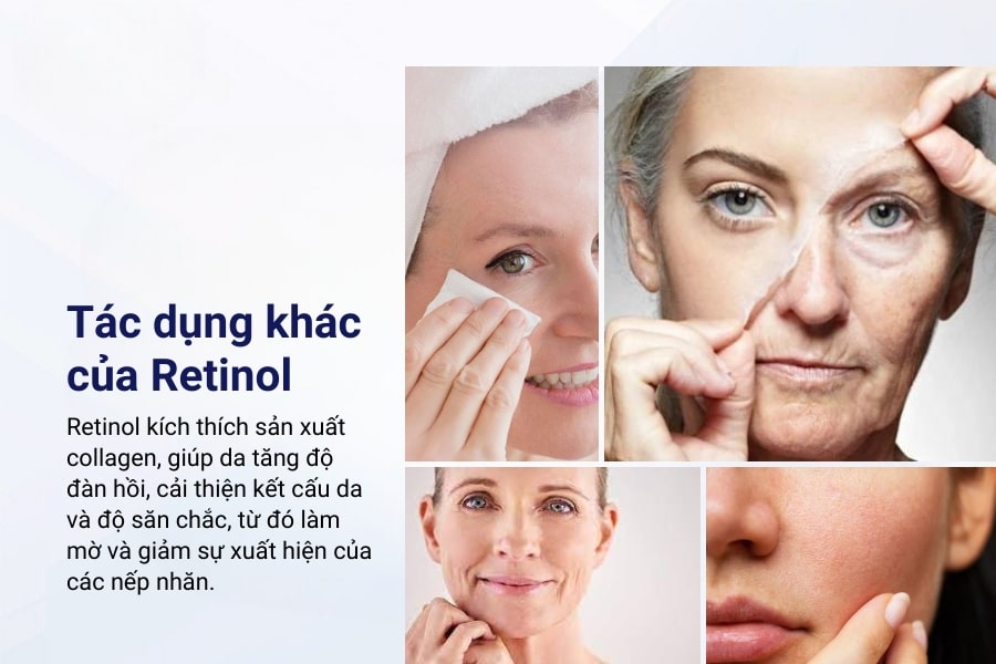 Retinol trị thâm mụn bằng cách thúc đẩy luân chuyển tế bào, thay mới tế bào trên bề mặt da