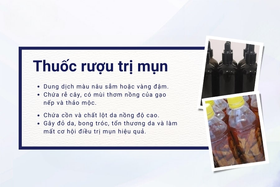 Rượu thuốc trị mụn có tốt không? Các thành phần rượu thuốc trị mụn bao gồm những gì? Rượu thuốc trị mụn có tốt không? Các thành phần rượu thuốc trị mụn bao gồm những gì?