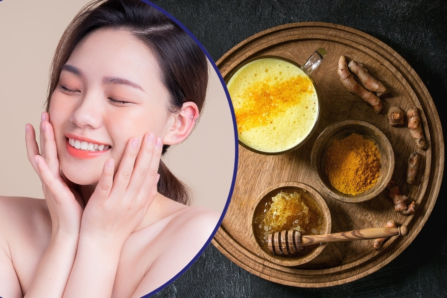 Uống nghệ với mật ong có đẹp da không? Uống nghệ và mật ong vừa đẹp da vừa giúp nâng cao sức khỏe tổng thể uống nghệ với mật ong có đẹp da không