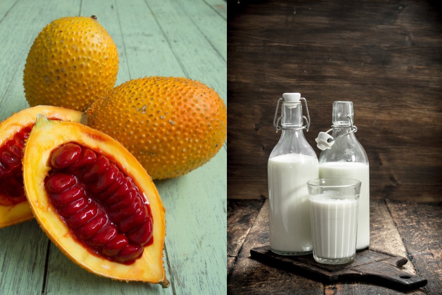 Cách làm mặt nạ dầu gấc trắng da, chống lão hóa hiệu quả 2 cach lam mat na duong da tu dau gac