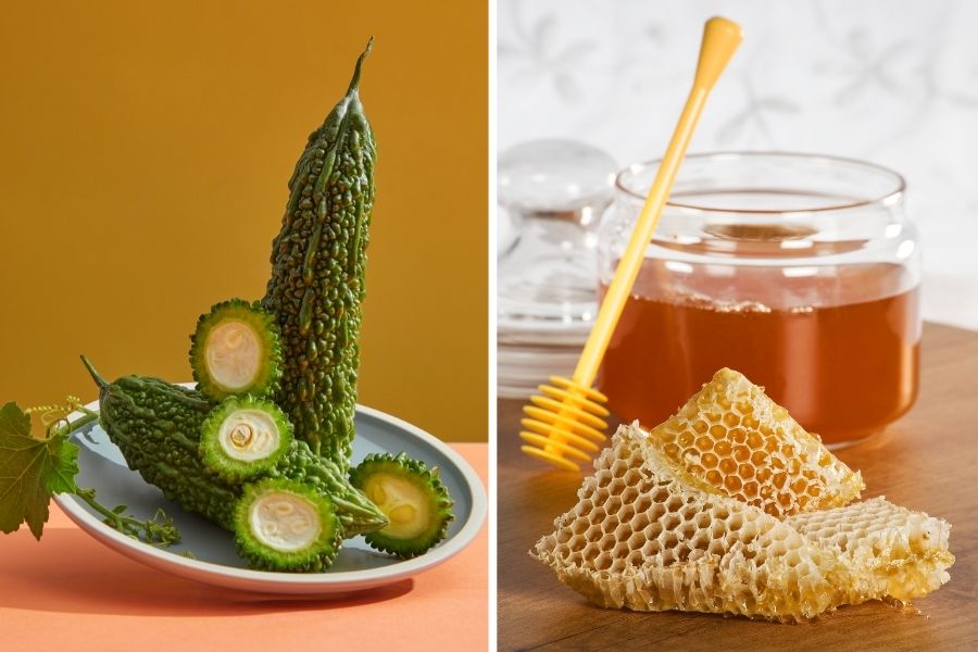 Các hoạt chất trong mật ong có khả năng tiêu diệt vi khuẩn gây mụn, làm dịu viêm