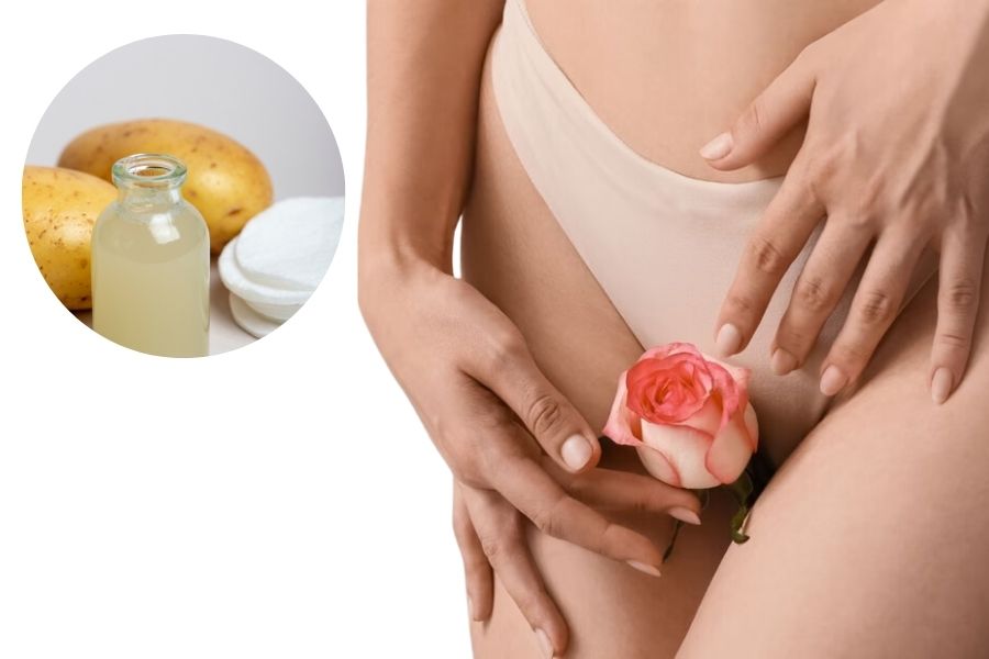 Tẩy tế bào chết vùng kín bằng nước ép khoai tây cực đơn giản