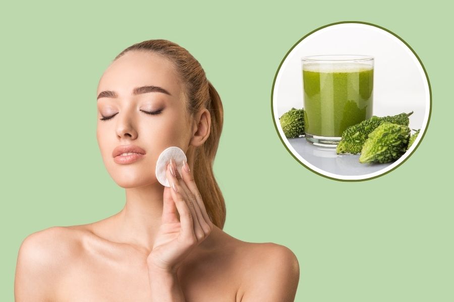 Mặt nạ mướp đắng trị mụn ẩn giúp kháng viêm, kháng khuẩn và thúc đẩy quá trình làm lành vết thương