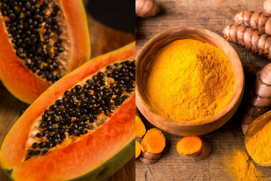 Mặt nạ đu đủ trị nám với tinh bột nghệ ngăn ngừa thâm mụn, tẩy lông hiệu quả Mặt nạ đu đủ trị nám với tinh bột nghệ ngăn ngừa thâm mụn, tẩy lông hiệu quả