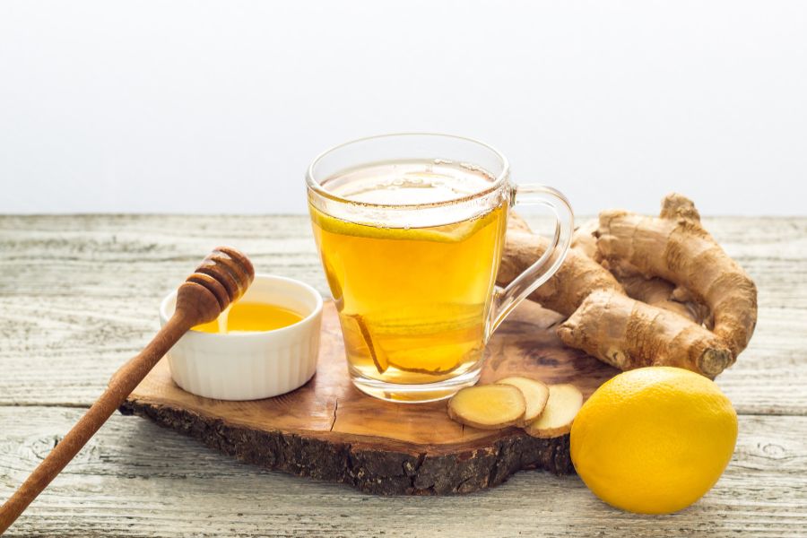 Mật ong pha với gừng là thức uống giúp tăng cường trao đổi chất, đốt cháy calo hiệu quả