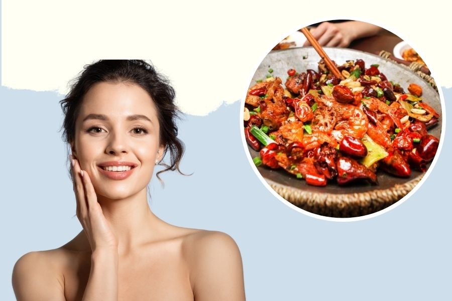 Thực phẩm cay nóng có nguy cơ gây ra tình trạng viêm nhiễm Thực phẩm cay nóng còn có thể gây ra tình trạng viêm nhiễm trong cơ thể