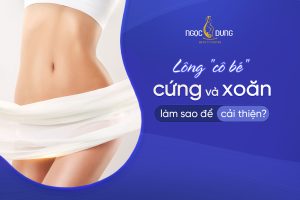 Lông vùng kín cứng và xoăn