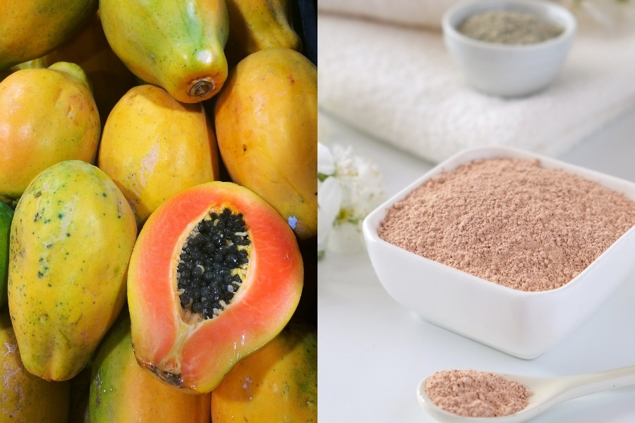 Mặt nạ đu đủ với bột cám gạo giúp làm trắng da và trị mụn đầu đen cực kỳ hiệu quả Mặt nạ đu đủ với bột cám gạo giúp làm trắng da và trị mụn đầu đen cực kỳ hiệu quả