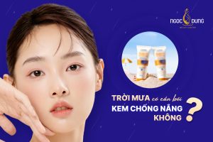 Trời mưa có cần bôi kem chống nắng không