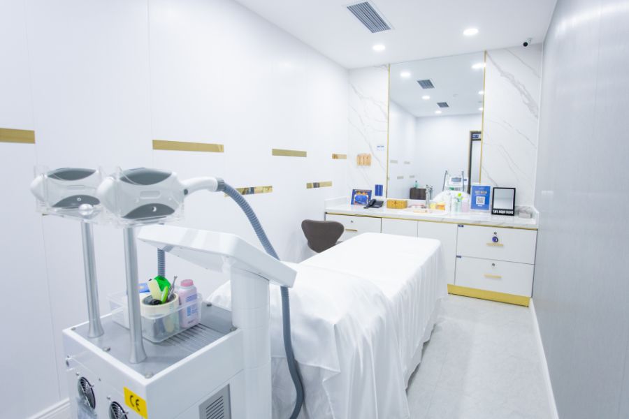 Cơ sở vật chất tại địa chỉ thẩm mỹ viện Ngọc Dung Hà Nội