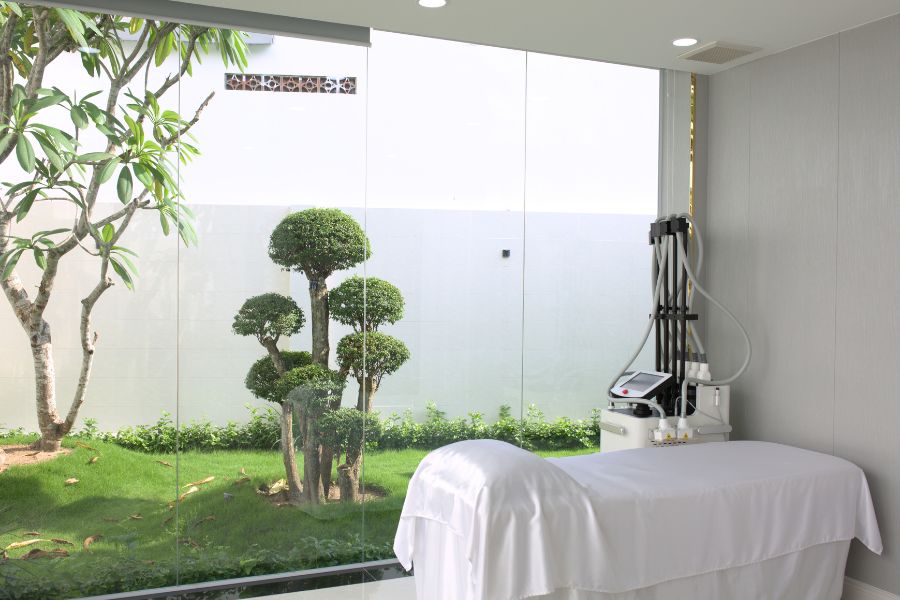 Địa chỉ triệt lông vĩnh viễn ở Bình Dương - TMV Ngọc Dung 9 Một góc cơ sở vật chất tại TMV Ngọc Dung - Bình Dương