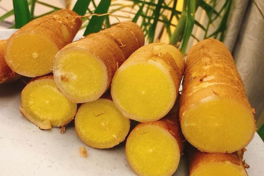 Sắn nướng không đường