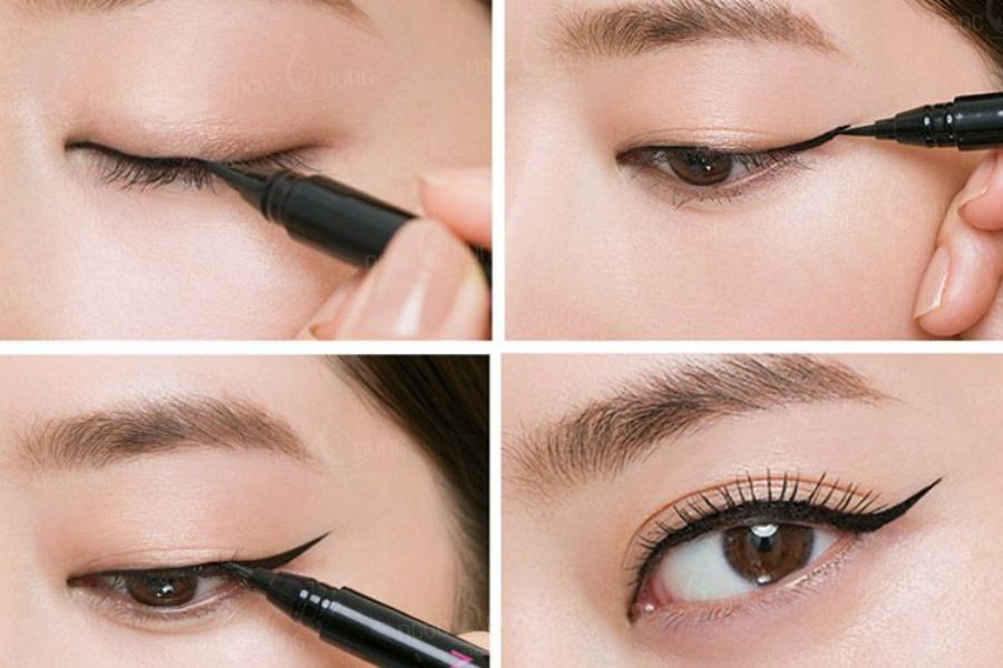 Hướng dẫn cách vẽ eyeliner đẹp tự nhiên đơn giản 5 Đôi mắt nổi bật, cá tính quyến rũ hơn với eyeliner mắt mèo