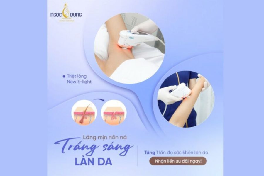 Công nghệ triệt lông nách New E-light