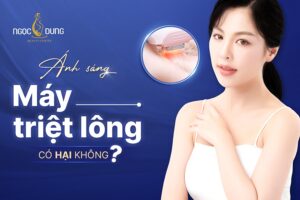 Ánh sáng máy triệt lông có hại không?