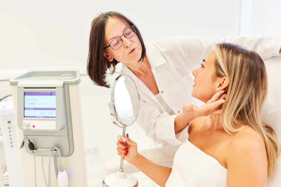 Lưu Ý Quan Trọng Trong Chăm Sóc Da Sau Căng Chỉ 9 Hãy tái khám định kỳ để được chuyên gia theo dõi vùng được căng chỉ