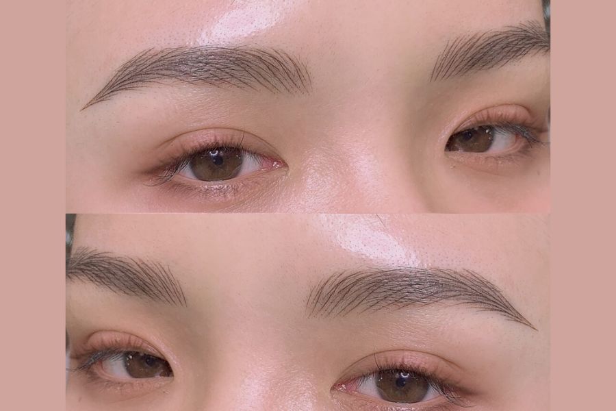 Phun lông mày màu nâu cà phê có đẹp không? Dễ lỗi mốt không? 9 Điêu khắc Hairstroke mày màu nâu cà phê mang lại kết quả tự nhiên như thật