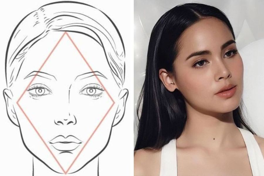 Một kiểu lông mày phù hợp sẽ giúp cân đối các đường nét trên gương mặt kim cương