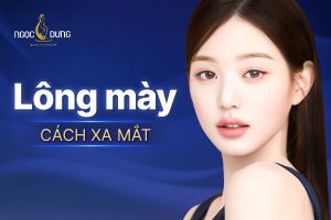 Lông mày cách xa mắt