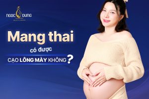 Mang thai có được cạo lông mày không
