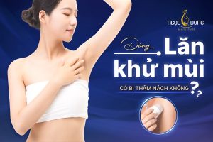 Dùng lăn khử mùi có bị thâm nách không