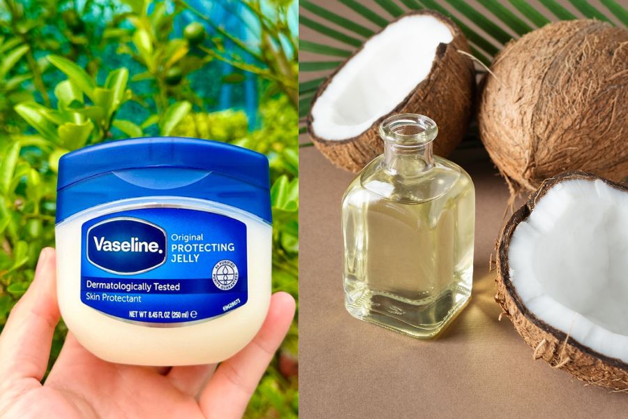 Cách làm lông mày mọc nhanh bằng vaseline hiệu quả tại nhà 5 Vaseline với dầu dừa giúp tăng cường hiệu quả dưỡng ẩm và nuôi dưỡng