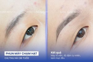 Chị Thu Hà (36 tuổi) - Phun Mày Chạm Hạt
